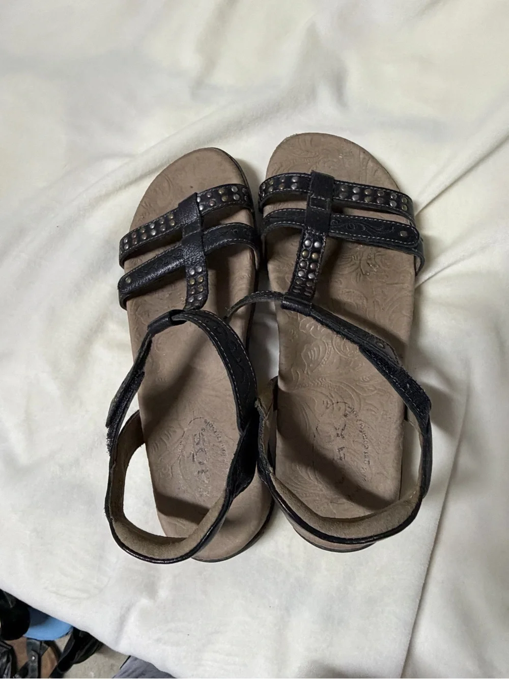 Taos Women's Trophy 2 Sandal in Black Size 38 7 Travel Comfort